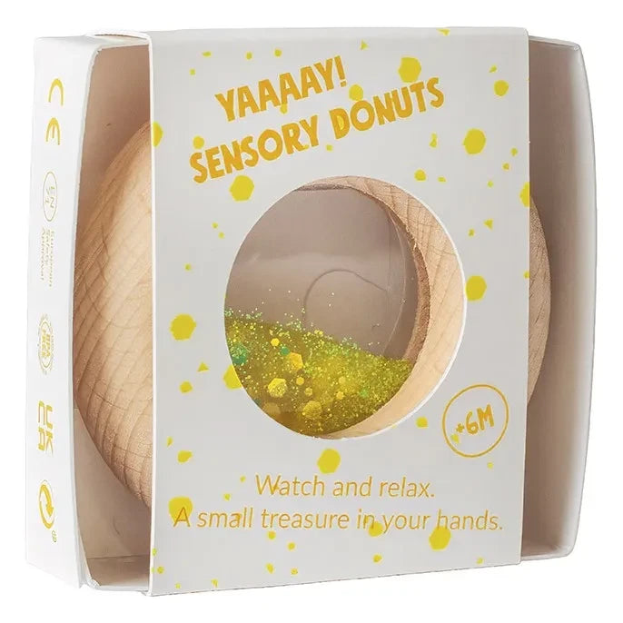 Petit Boum - “Calm” Sensory Donut | Yellow