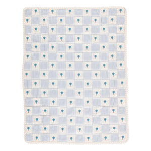 Bebe Organic - Organic Cotton Balloon Blanket | Blue