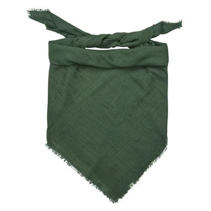 Becksöndergaard - Mill Wool Triangle Scarf | Chrome Green