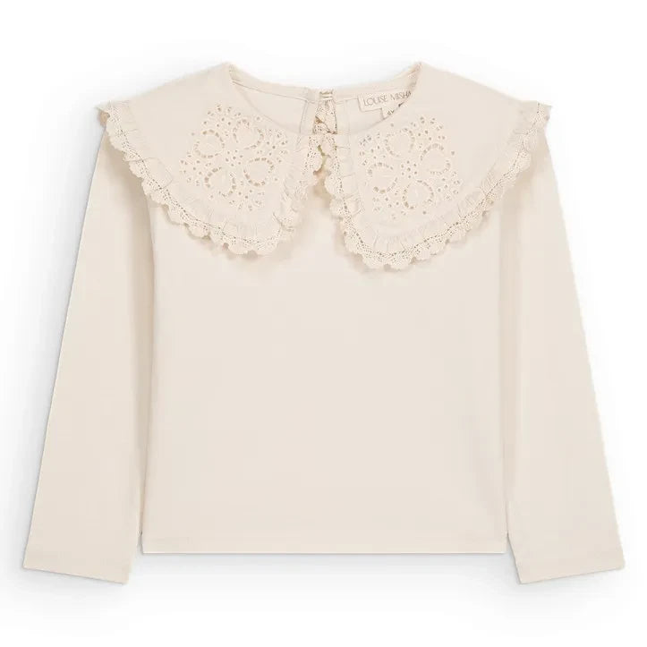 Louise Misha - Anita T-Shirt | Cream