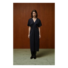 BELLEPIECE - Madson Wool Dress | Navy