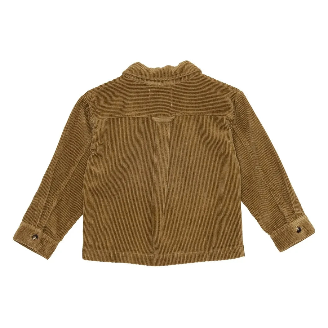 brunobruno nation - Sena Organic Cotton Corduroy Overshirt | Mustard