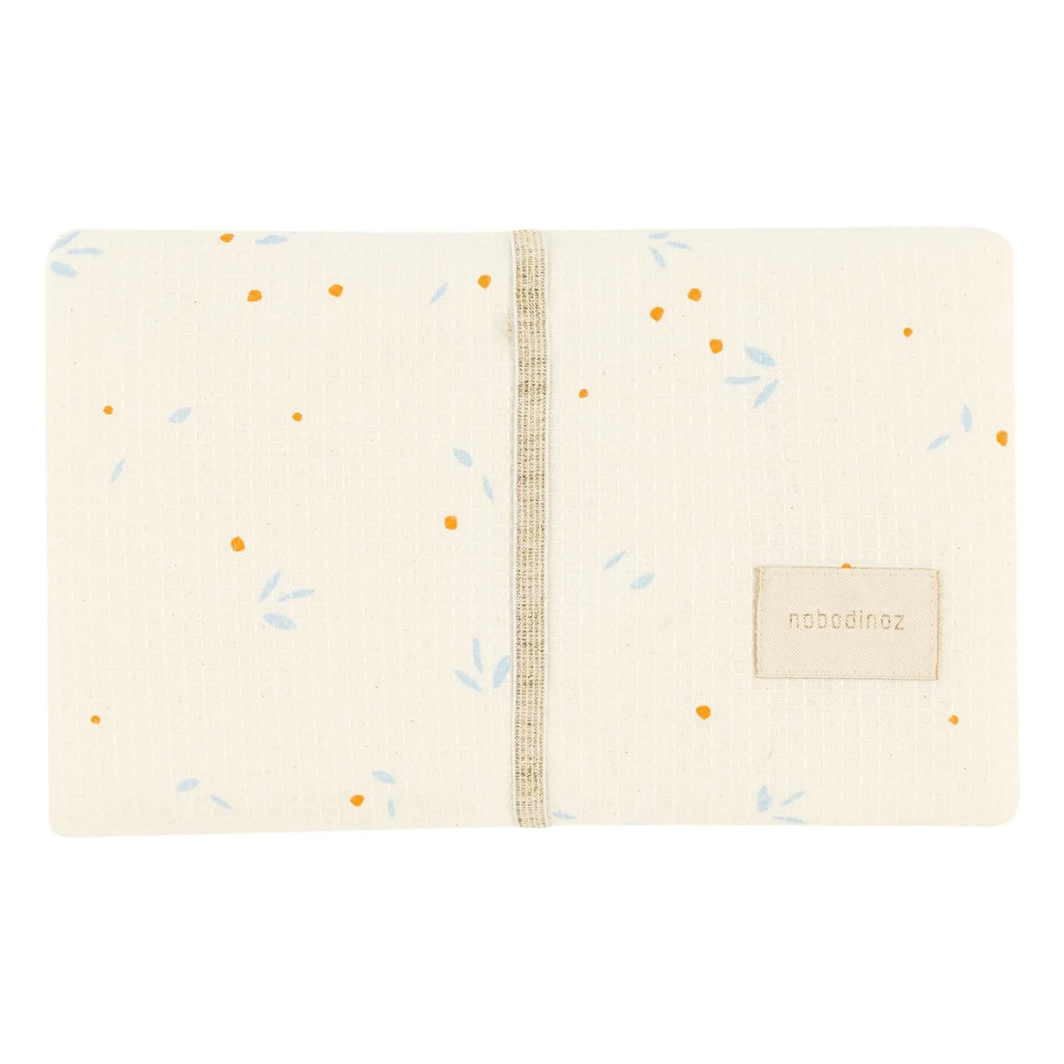 Nobodinoz - Travel Baby Changing Mat Mozart Opera Orange Cherries | Beige