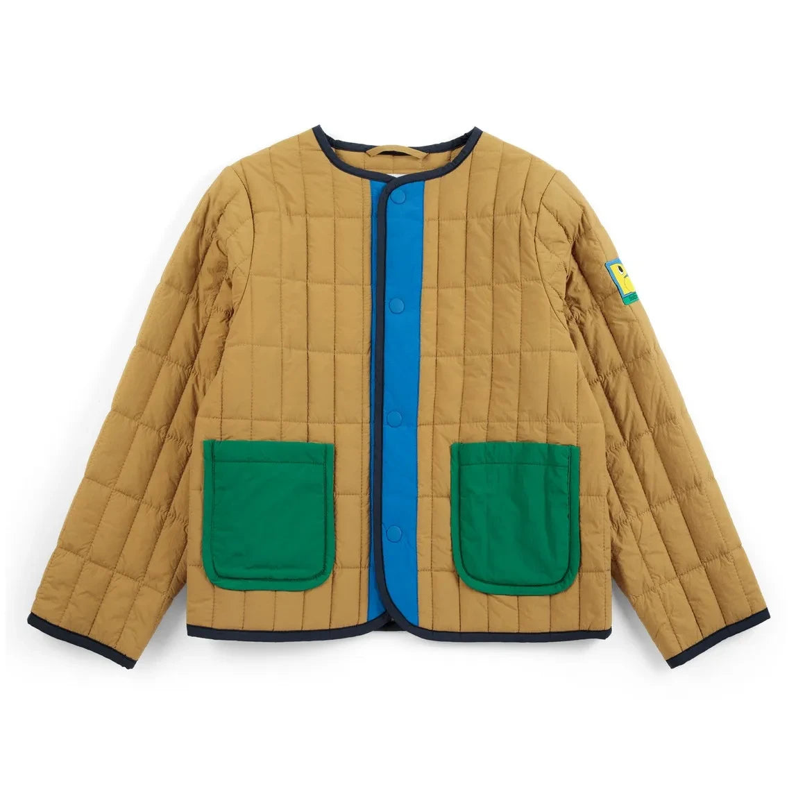 Bobo Choses - Recycled Fiber Quilted Jacket | Khaki