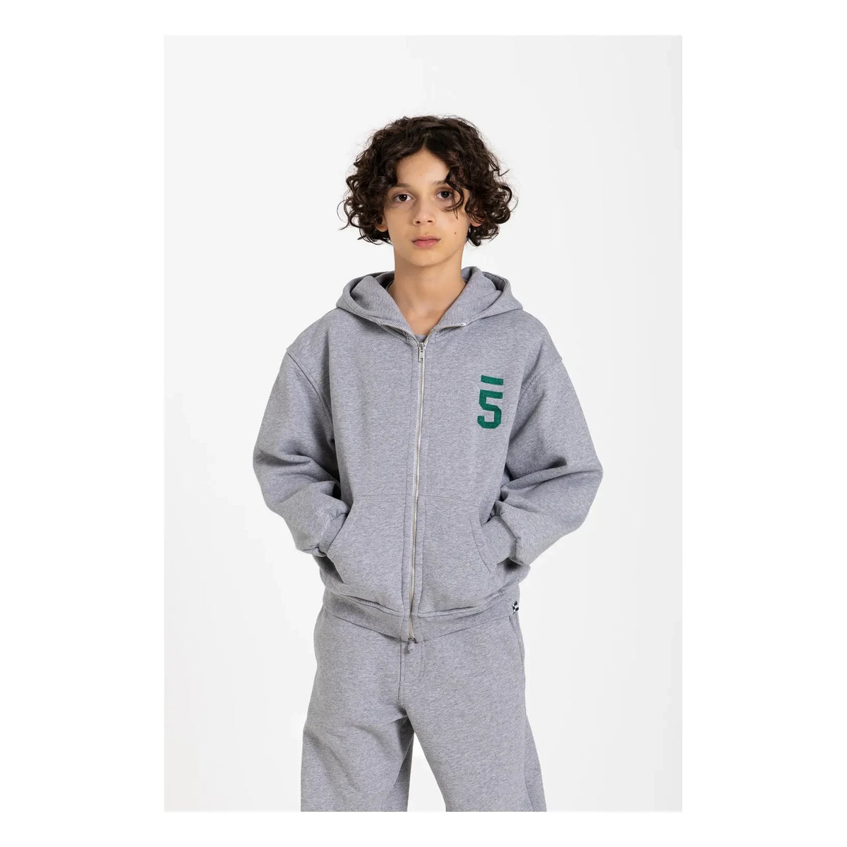 Finger in the nose - Harlan Organic Cotton Sweatshirt | Gray Melange