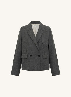 Lollys Laundry - Antonella Wool Blazer | Grey