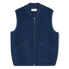 Universal Works - Sleeveless Wool Jacket | Indigo