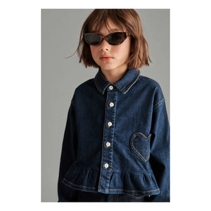 Mipounet - Love Denim Shirt | Dark Blue