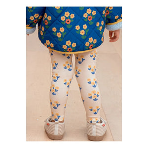 Petit Stella - Flower Pattern Leggings | Cream