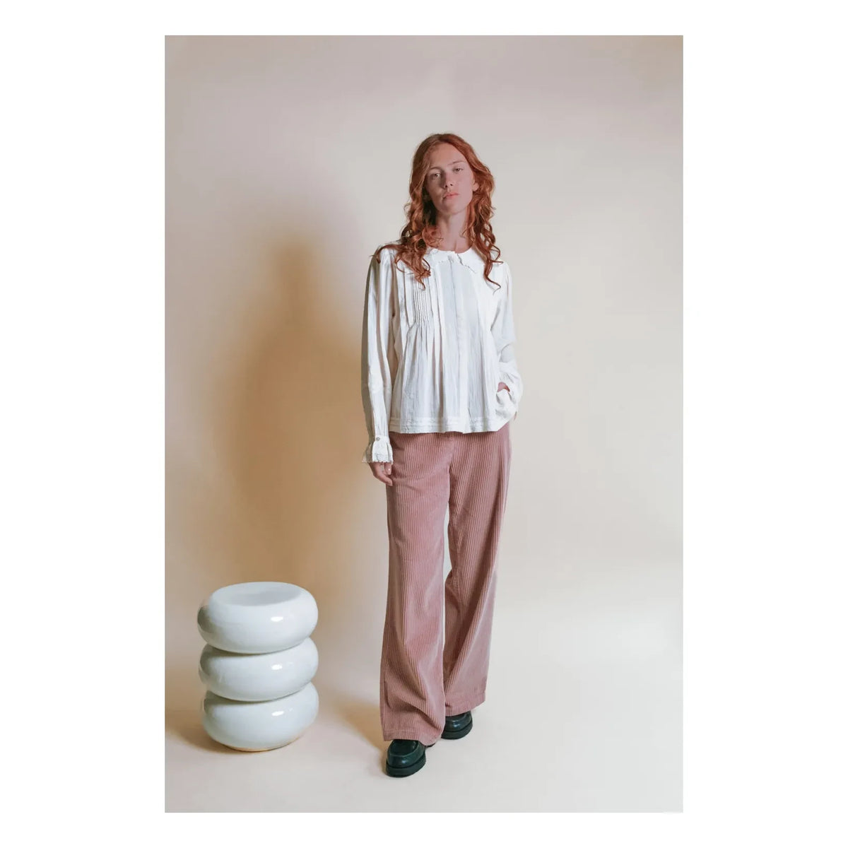 Emile et Ida - Elisabeth Vintage Blouse | Ecru