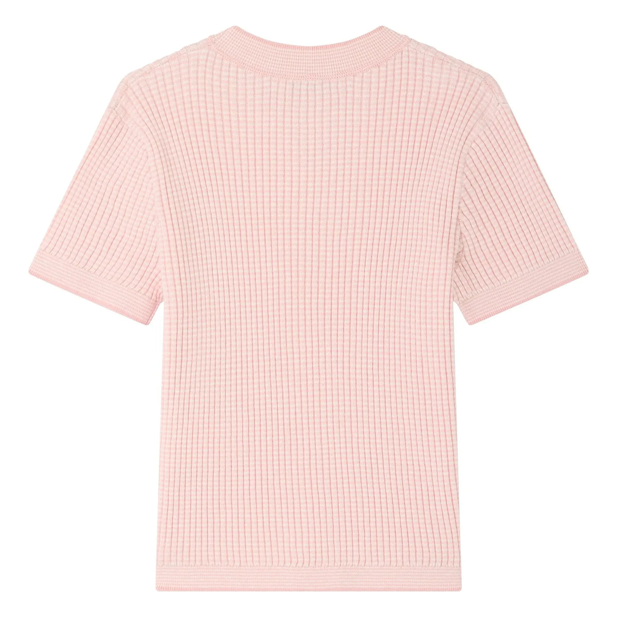 Bonpoint - Melie Organic Cotton Short Sleeve Sweater | Pink