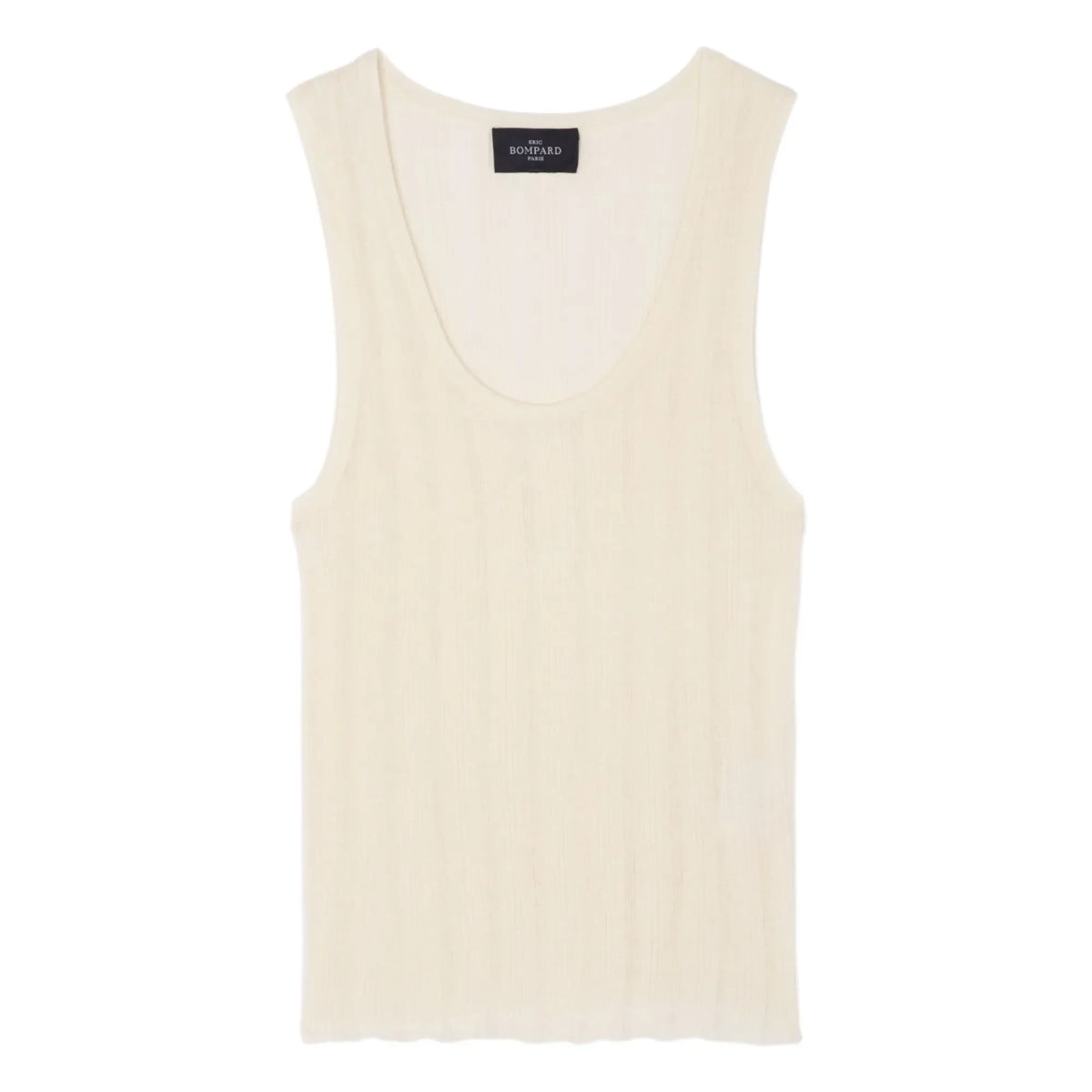 Bompard - Ribbed Tank Top | Cream