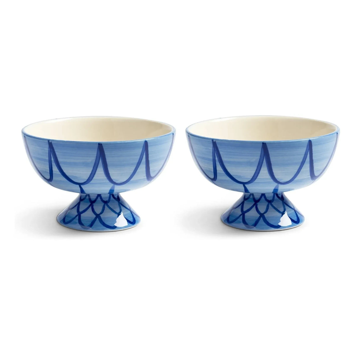 &Klevering - Sirène Bowls - Set of 2 | Blue