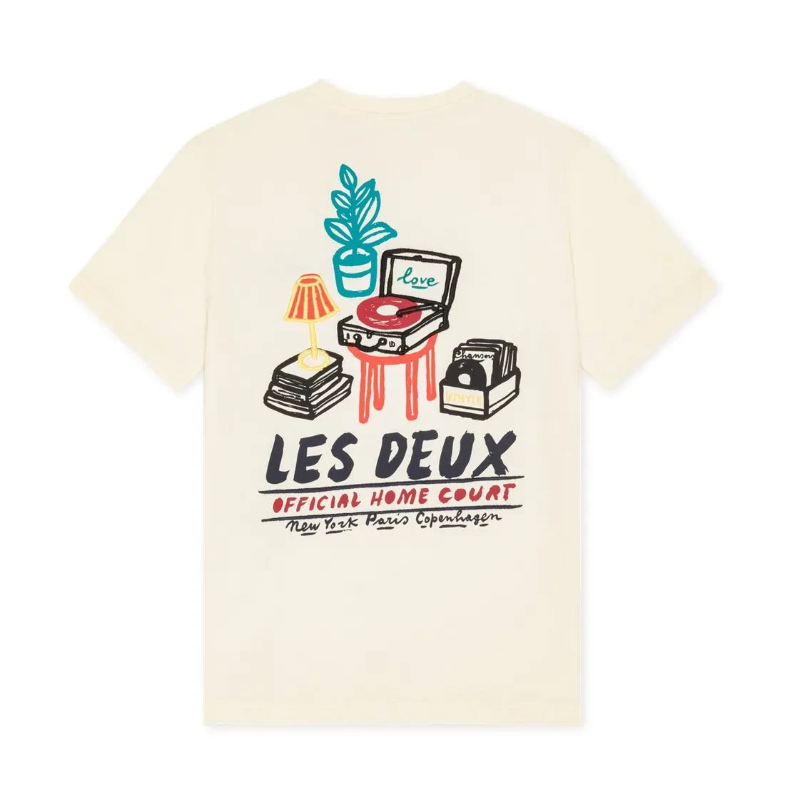 Les Deux - Les Deux Organic Cotton "Platines" T-Shirt | Ivory