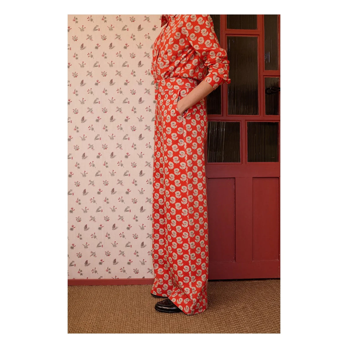 Maria de la Orden - Douglas Cotton Trousers | Red