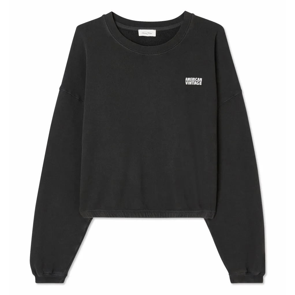 American Vintage - Izubird Cotton Sweatshirt | Charcoal Grey