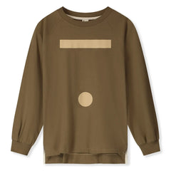Gray Label - Oversize Long Sleeve T-Shirt Gray Label Organic Cotton | Brown