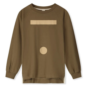 Gray Label - Oversize Long Sleeve T-Shirt Gray Label Organic Cotton | Brown