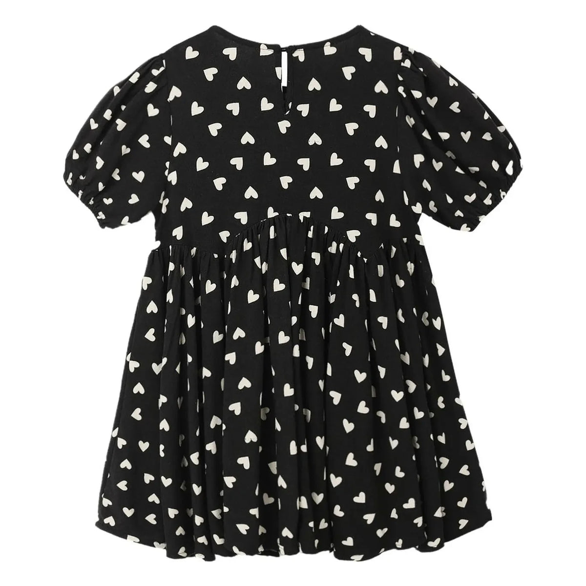Rylee + Cru - Pink Hearts Dress | Black