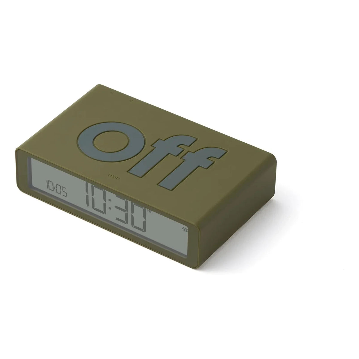 Lexon - Rotary Alarm Clock | Khaki