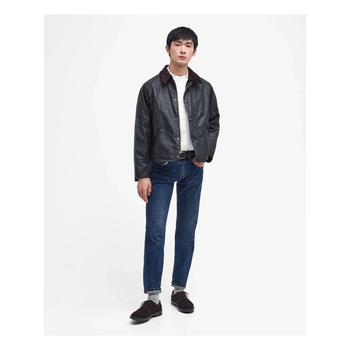 Barbour - Transport Wax Bone Jacket | Black