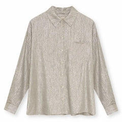 the new society - Iris shirt | Silver