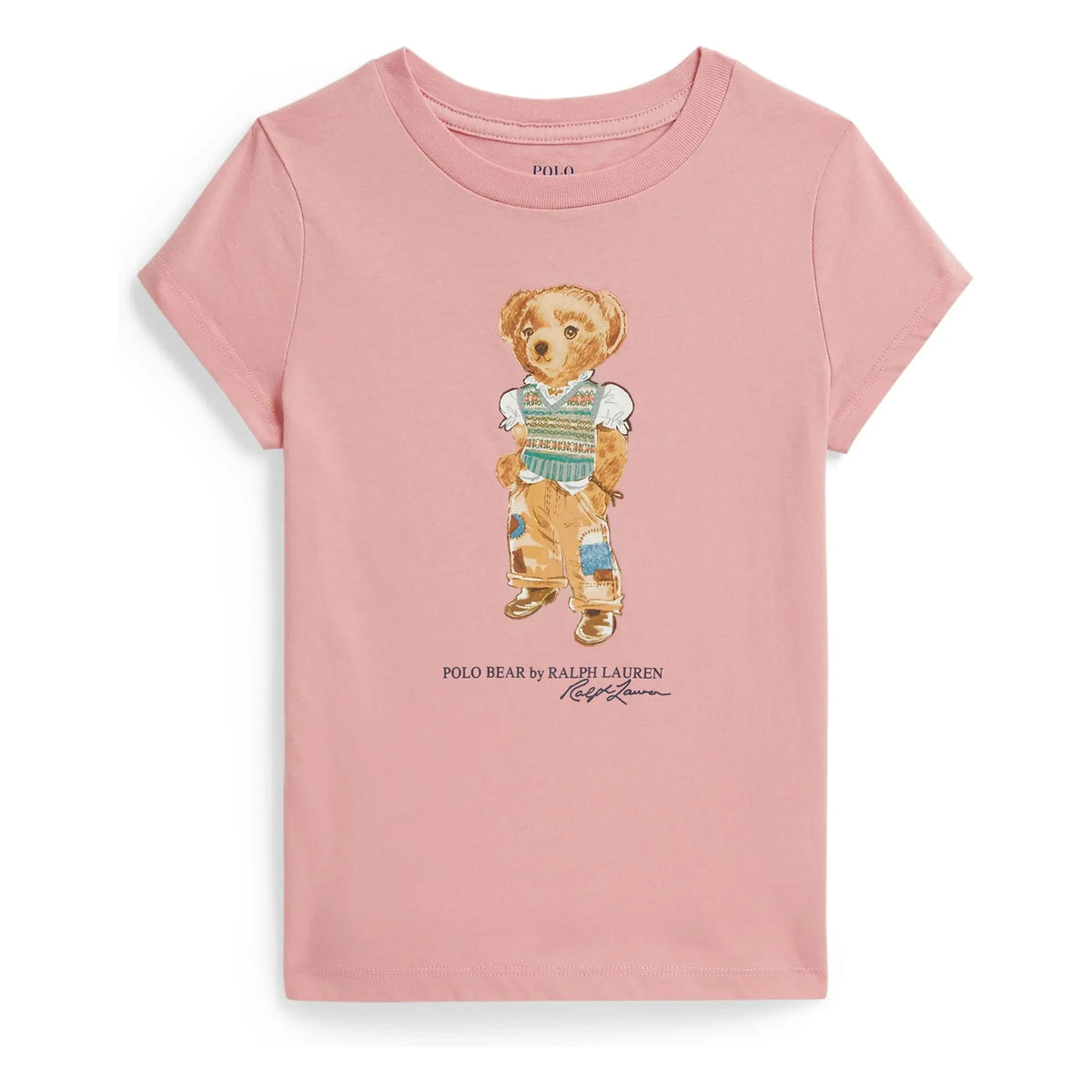 Ralph Lauren - Bear Jersey T-shirt | Powder Pink
