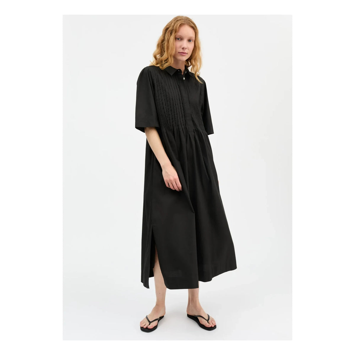 Skall Studio - Dot Cotton Dress | Black