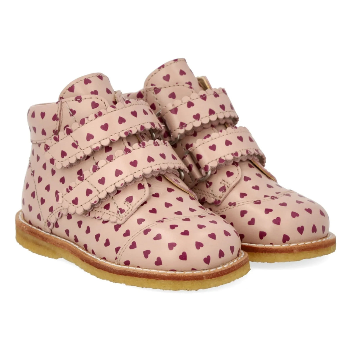 Angulus - Scratched Boots Hearts | Pink