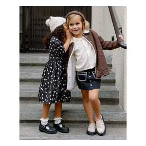 Rylee + Cru - Pink Hearts Dress | Black