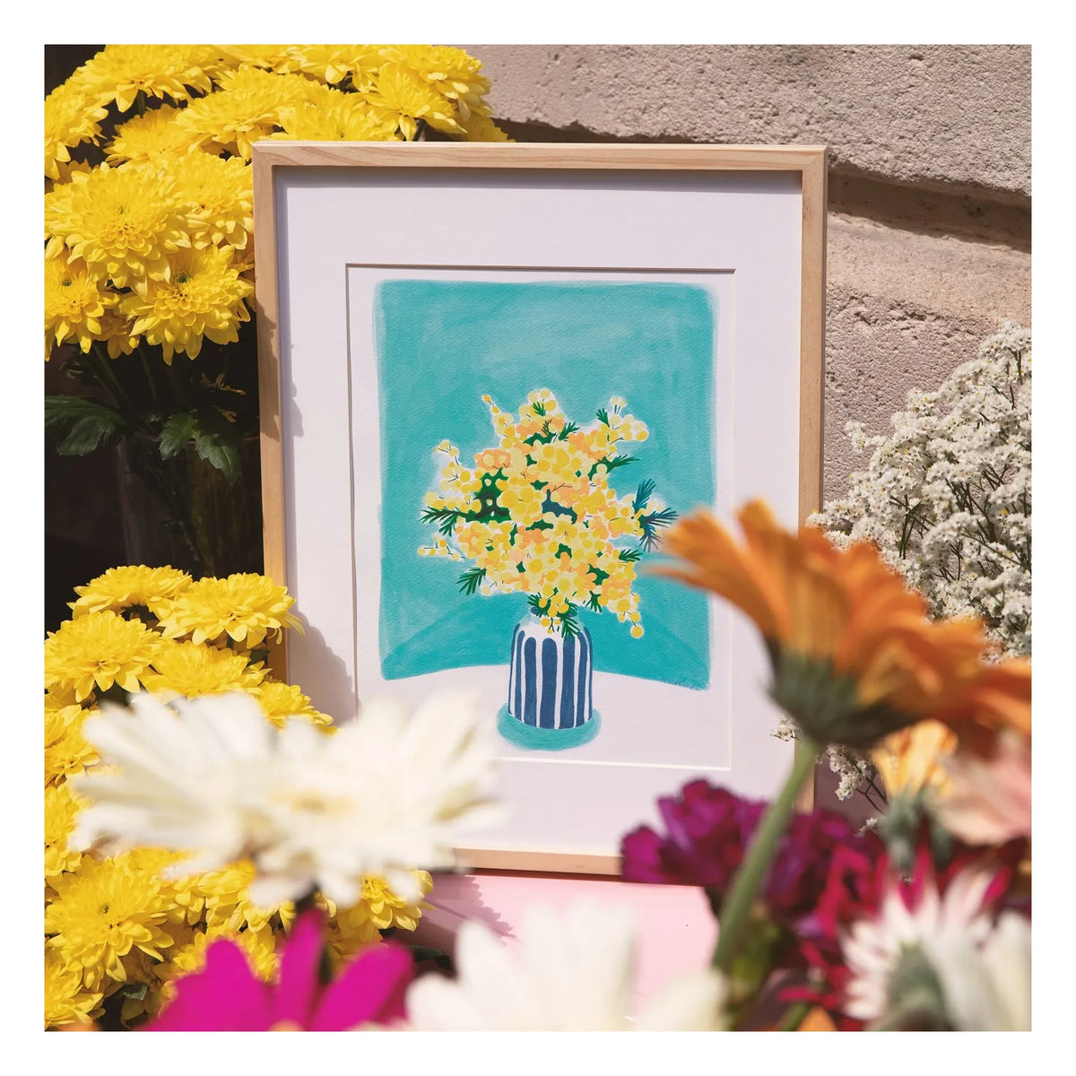La Petite Épicerie - Numbered painting set - Mimosa