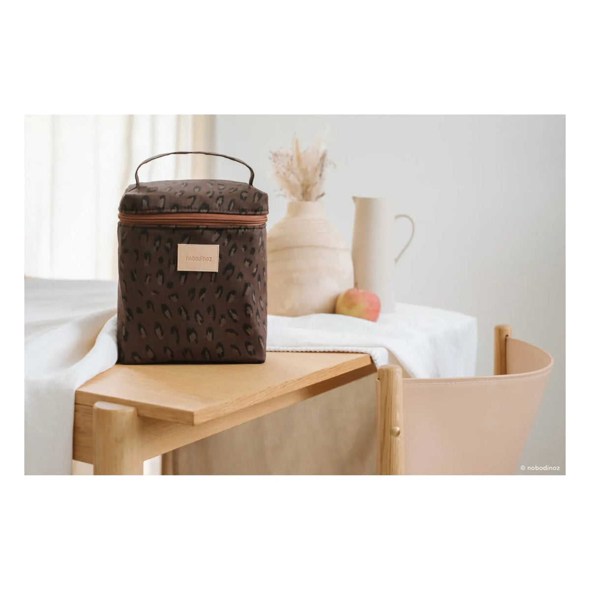 Nobodinoz - Hyde Park Lunch Bag | Leopard