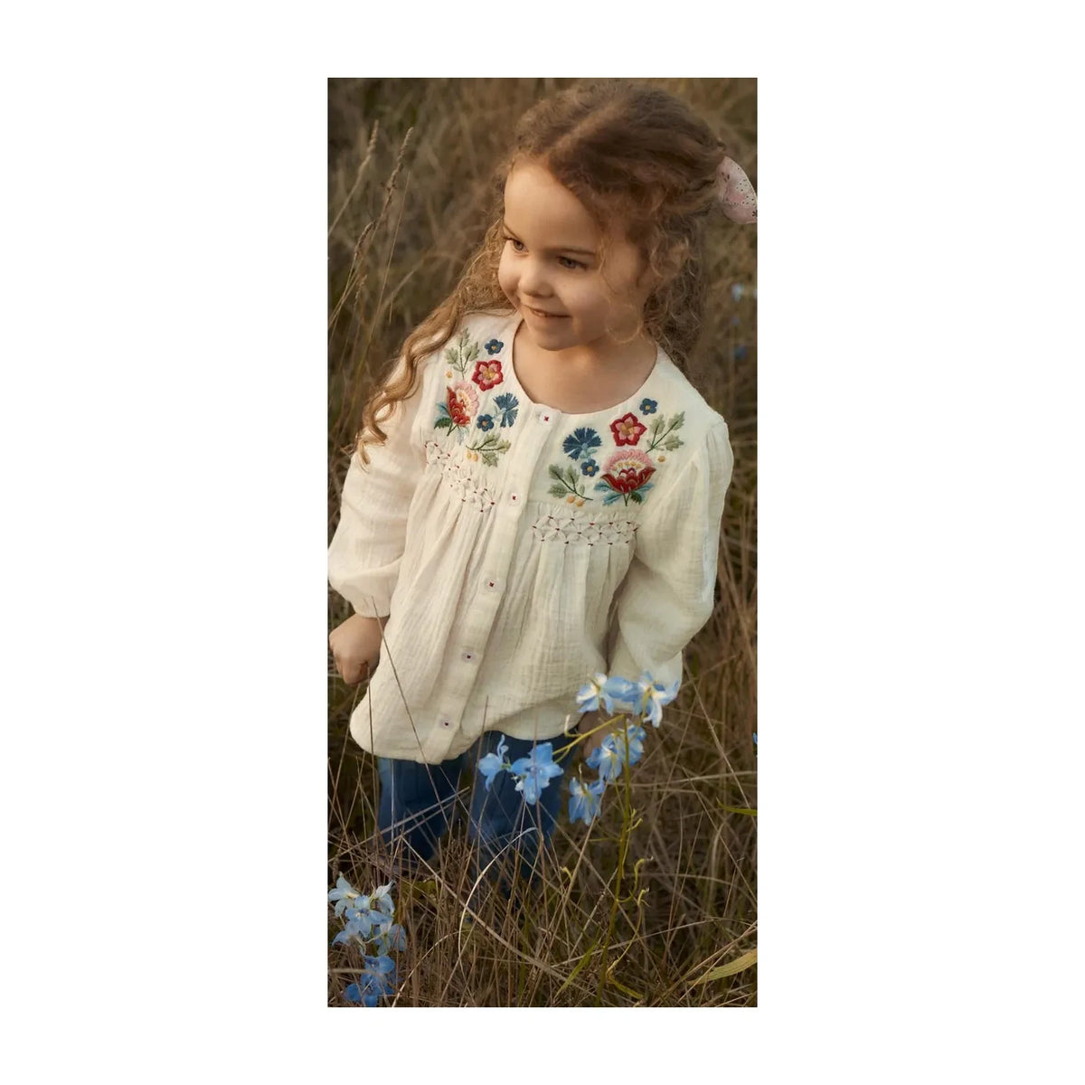 Louise Misha - Kerstin Organic Cotton Blouse | Cream