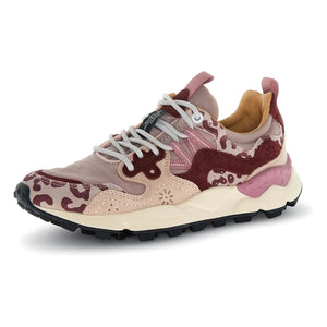 Flower Mountain - Yamano 3 Cow Velvet Sneakers | Pink