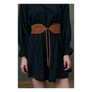 Louise Misha - Lauren organic cotton dress - Women's collection | Black
