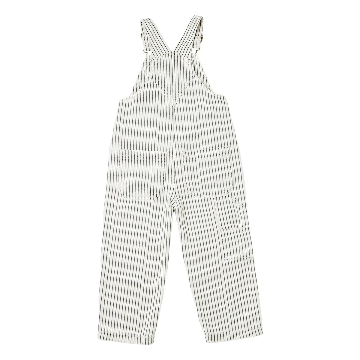 Rylee + Cru - Striped Playoveralls | Off-White