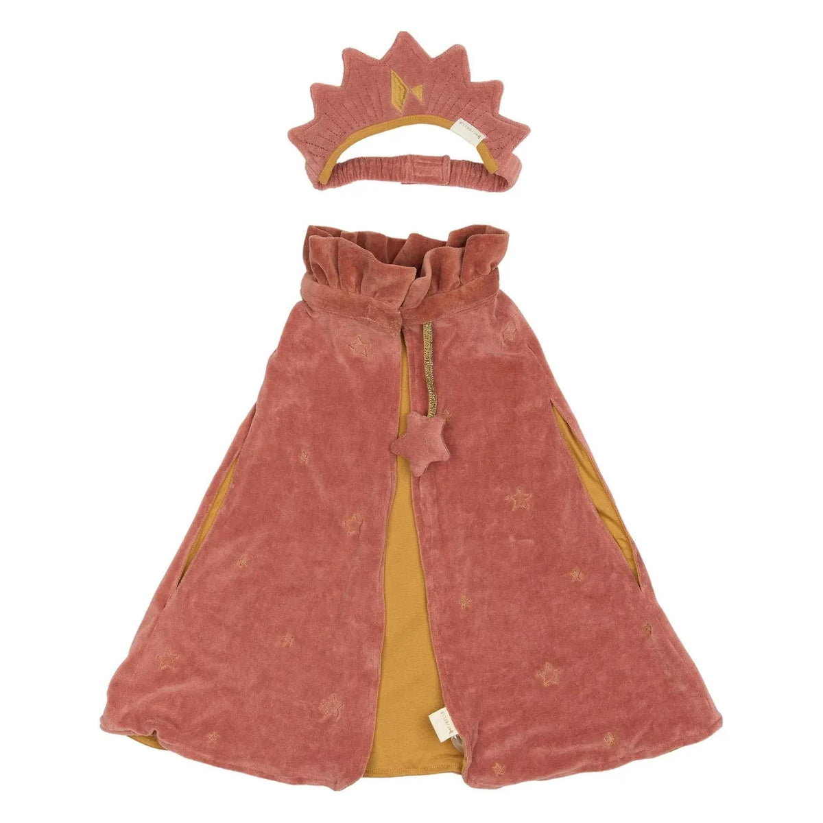 Fabelab - Velvet Cape and Crown | Dusty Pink
