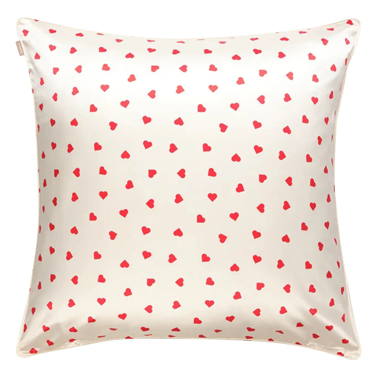 Emily's Pillow - Heart Print Mulberry Silk Pillowcase | Cream
