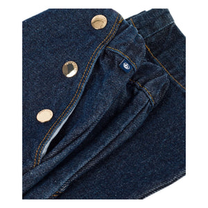 Petit Bateau - Organic Cotton Wide Leg Jeans | Dark Blue