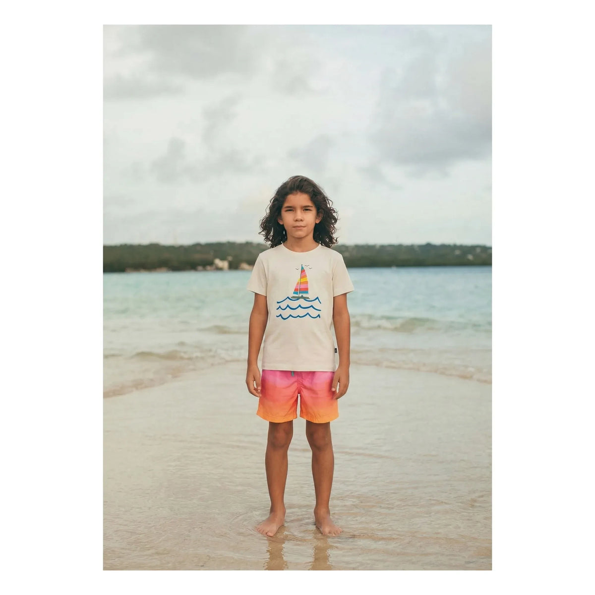 Pepita & Me - Layered Swim Shorts | Pink
