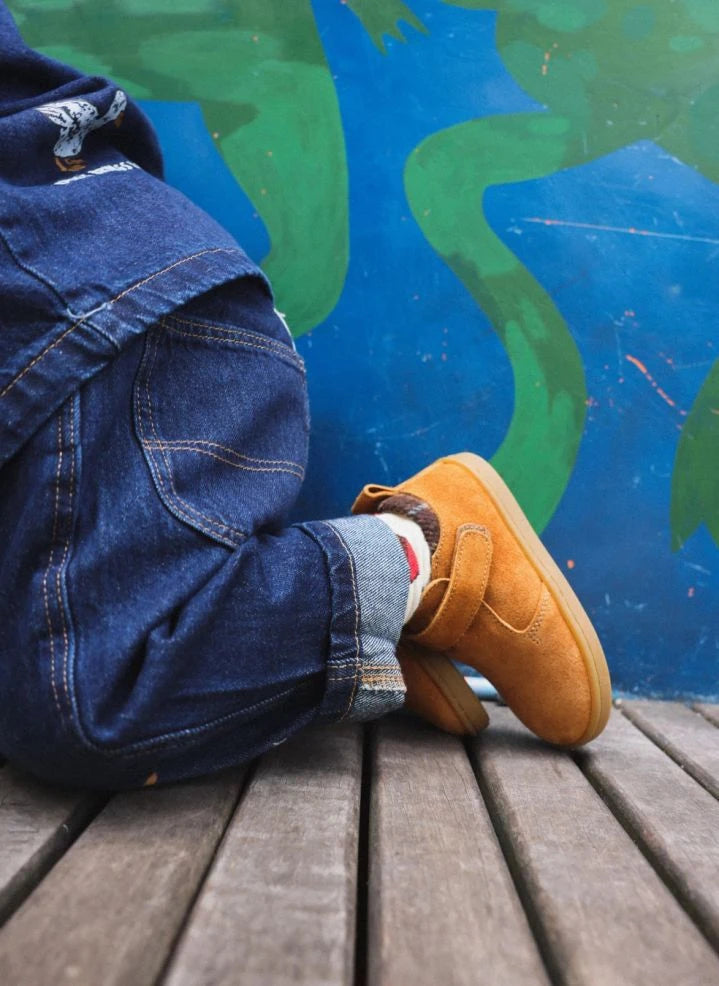 Lazare - Jules Tartan Sneaker | Caramel