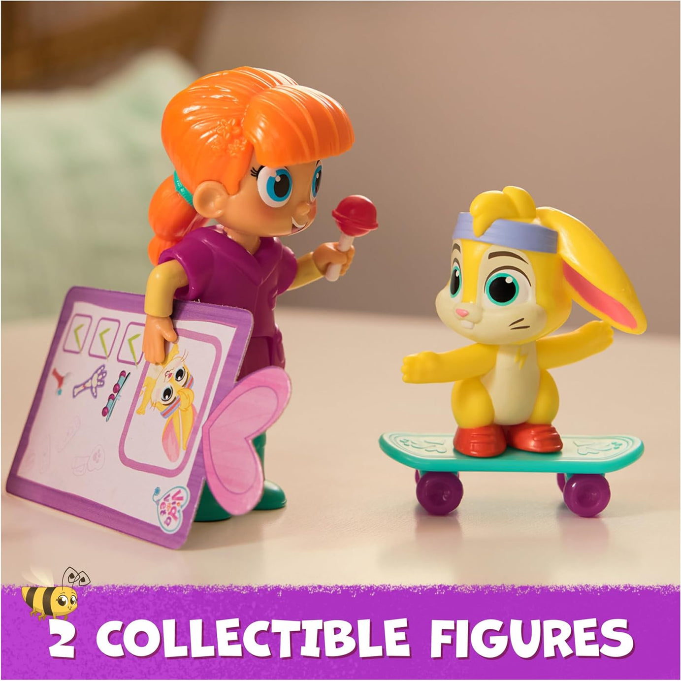 Dinossi - Vida The Vet, Vida & Zig Zag Action Figures of Zig Zag