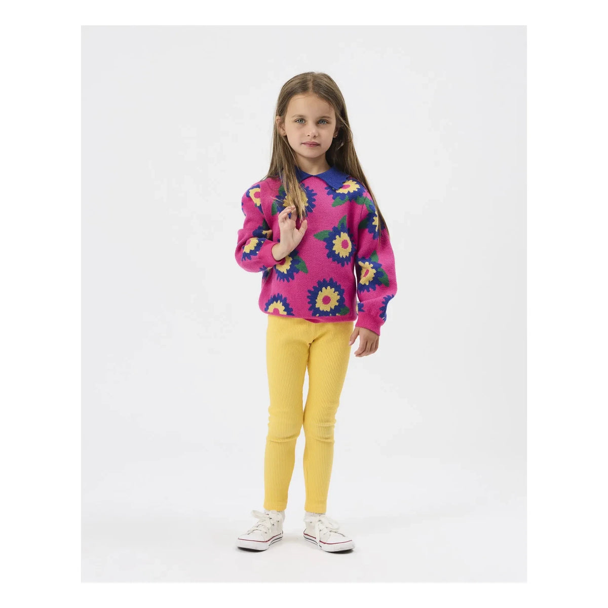 Goldie + Ace - Pink Floral Sweater