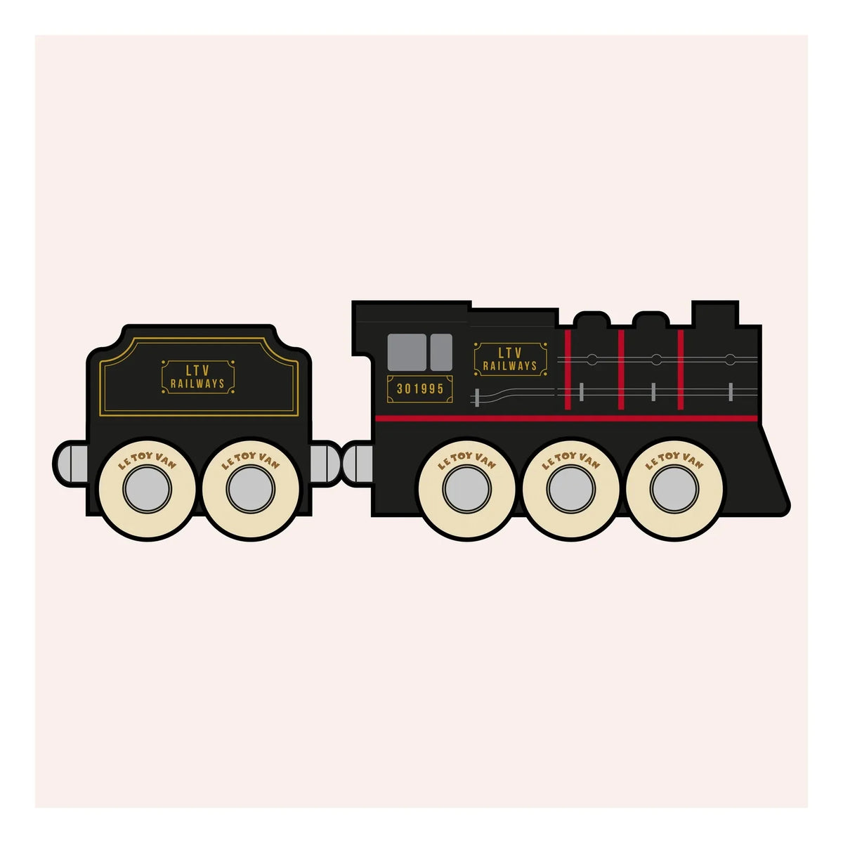Le Toy Van - Francis Locomotive | Black