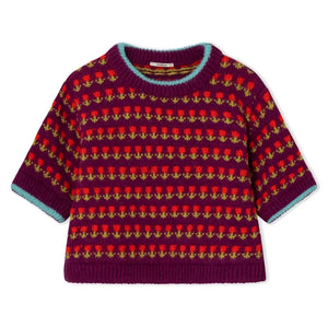Dr Bloom - Cute Sweater | Aubergine