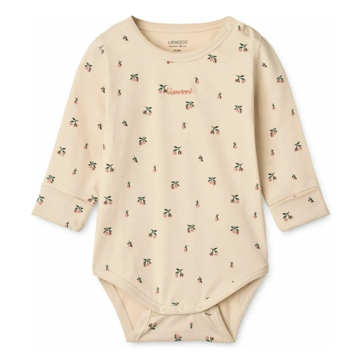 Liewood - 2-pack Yanni Peach Organic Cotton Bodysuit | Ecru