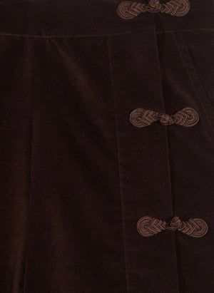 Maria de la Orden - Silene Cotton Bermuda Shorts | Chocolate
