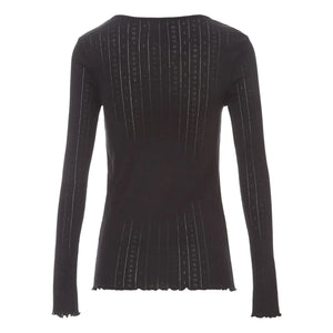 Skall Studio - Edie Organic Cotton Long Sleeve T-Shirt | Black