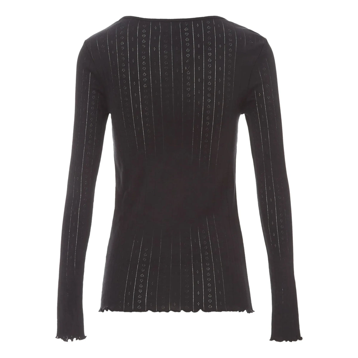 Skall Studio - Edie Organic Cotton Long Sleeve T-Shirt | Black
