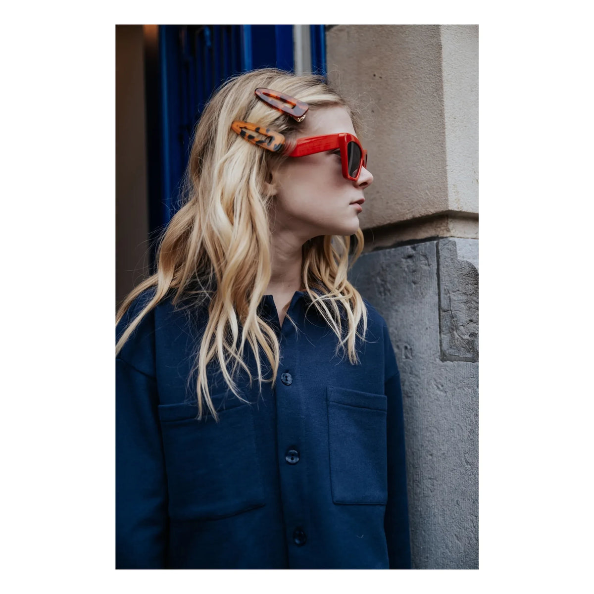 Cos I Said So - Organic Cotton Crop Top Shirt | Navy Blue